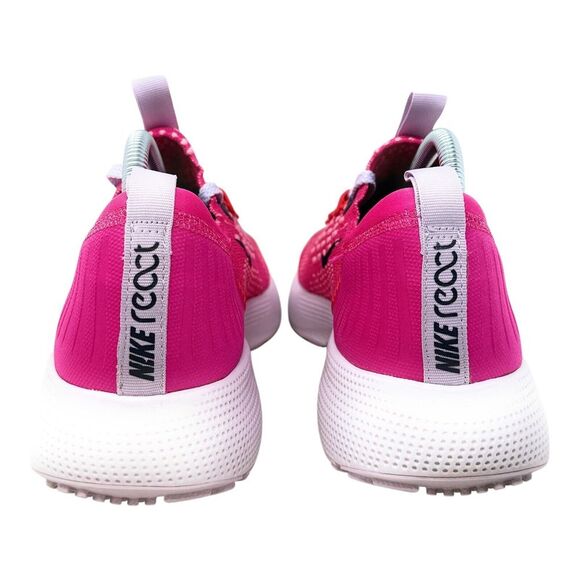 Nike Women's Size 9.5  React Escape Run Flyknit Athletic Shoes Pink  DC4269-600 - Picture 6 of 11